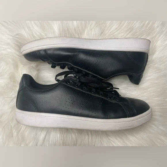 Adidas Shoes Adidas Advantage Clean Mens Trainers Black Adidas